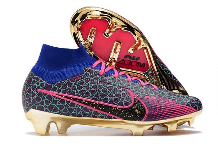 Nike AIR Zoom Mercurial Superfly IX Elite FG - bleu rose